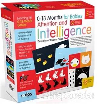 0 - 18 Month for Babies Attention and Intelligence Development Game Cards