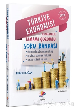 2020 Türkiye Ekonomisi - Kaymakamlık Tamamı Çözümlü Soru Bankası