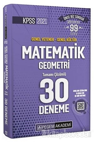 2021 KPSS Matematik Geometri 30 Deneme Kolektif