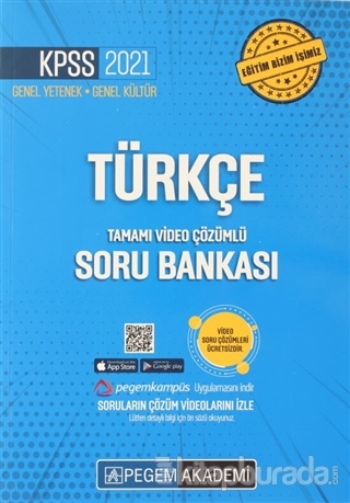 2021 KPSS Türkçe Genel Yetenek Genel Kültür Soru Bankası