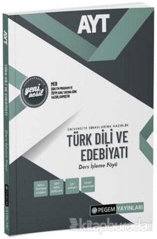 2022 AYT Türk Dili ve Edebiyatı Ders İşleme Föyü Kolektif