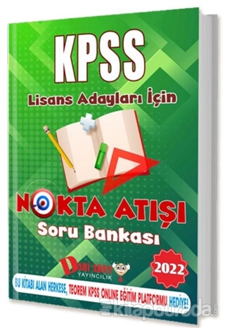 KPSS Lisans Nokta Atışı Soru Bankası