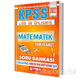 KPSS Lise Ön Lisans Matematik Tam İsabet Soru Bankası