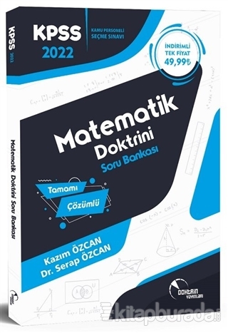 2022 KPSS Matematik Doktrini Soru Bankası Serap Özcan