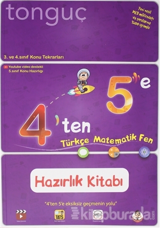 4'ten 5'e Türkçe-Matematik-Fen Hazırlık Kitabı