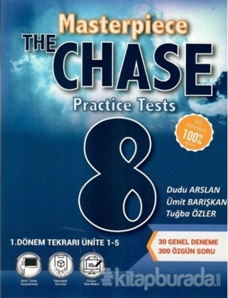 8.Sınıf LGS 1.Dönem Masterpiece The Chase Practice Tests 30 Genel Deneme
