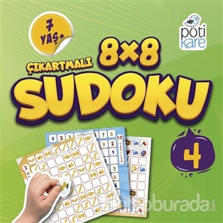 8x8 Çıkartmalı Sudoku (4) Eda Serdaroğlu Daş