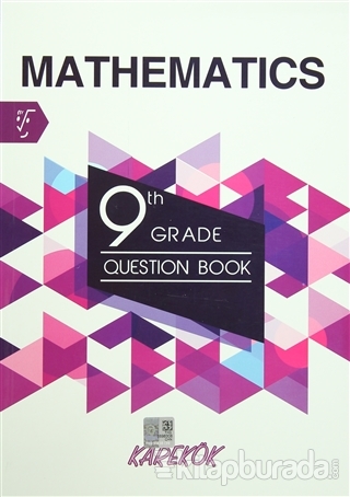 9th Grade Mathematics Questıons Book %15 indirimli Hüseyin Buğdayoğlu