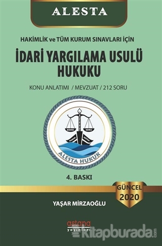 Alesta 2019 İdari Yargılama Usulü Hukuku Yaşar Mirzaoğlu