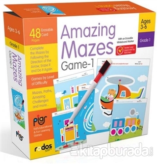 Amazing Mazes Game -1 - Grade-Level 1 - Ages 3-6