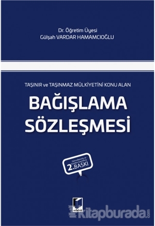 Bağışlama Sözleşmesi Gülşah Vardar Hamamcıoğlu