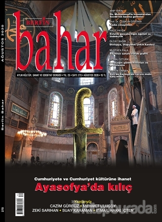 Berfin Bahar Aylık Kültür Sanat ve Edebiyat Dergisi Sayı: 270 Ağustos 