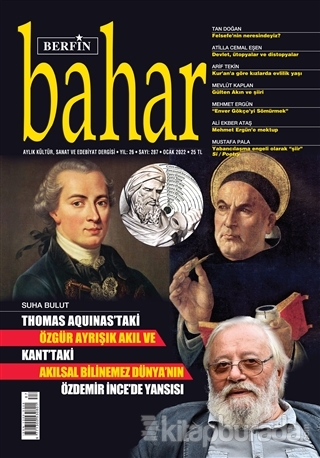 Berfin Bahar Aylık Kültür Sanat ve Edebiyat Dergisi Sayı: 287 Ocak 202