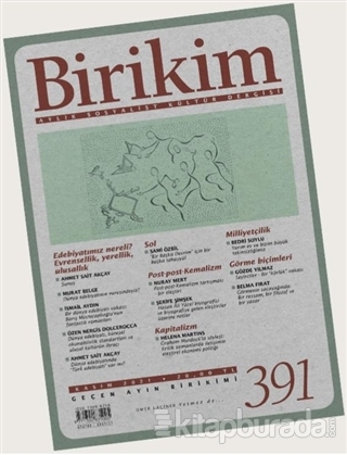 Birikim Aylık Edebiyat Kültür Dergisi Sayı: 391 Kasım 2021