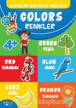 Çocuklar İçin Kolay İngilizce - Colors Renkler