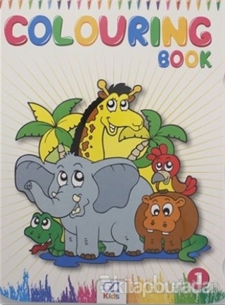 Colouring Book 4 Kitap Takım