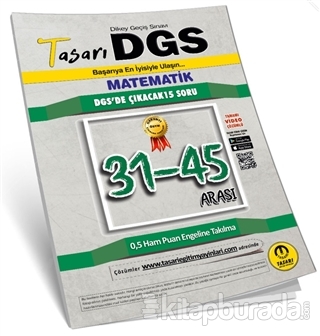 DGS Matematik 31 45 Arası Garanti Soru Kitapçığı Cem Öztürk