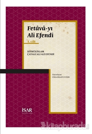 Fetava-yı Ali Efendi (2 Cilt Takım) Çatalcalı Ali Efendi