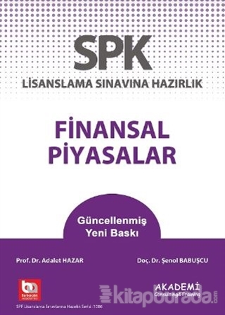 SPK Lisanslama Sınavına Hazırlık Finansal Piyasalar