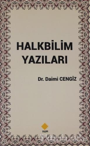 Halkbilim Yazıları Daimi Cengiz