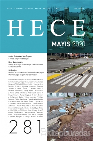 Hece Aylık Edebiyat Dergisi Sayı: 281 Mayıs 2020 Kolektif