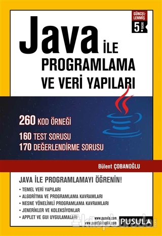 Java İle Programlama ve Veri Yapıları %15 indirimli Bülent Çobanoğlu