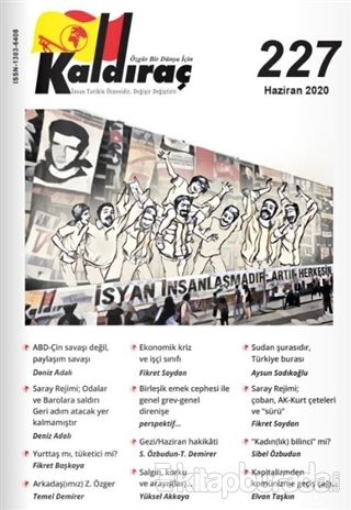 Kaldıraç Dergisi Sayı: 227 Haziran 2020 Kolektif