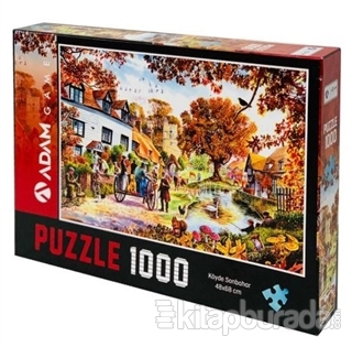 Köyde Sonbahar 1000 Parça Puzzle (48x68)