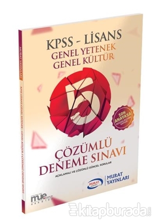 KPSS Lisans Genel Kültür - Genel Yetenek 5 Çözümlü Deneme Sınavı