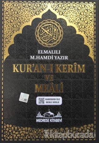 Kur'an-ı Kerim ve Meali Bilgisayar Hatlı Rahle Boy (Ciltli)