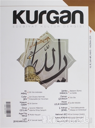 Kurgan Edebiyat Dergisi Sayı: 49 Mayıs - Haziran 2019