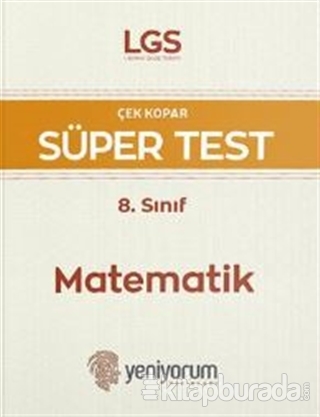 LGS Çek Kopar Süper Test 8. Sınıf Matematik Kolektif