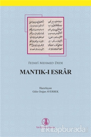 Mantık-ı Esrar Fedayi Mehmed Dede