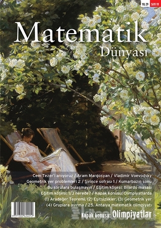 Matematik Dünyası Dergisi Sayı: 111 Yıl: 29 Kolektif