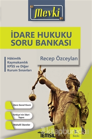 Mevki - İdare Hukuku Tamamı Çözümlü Soru Bankası Recep Özceylan