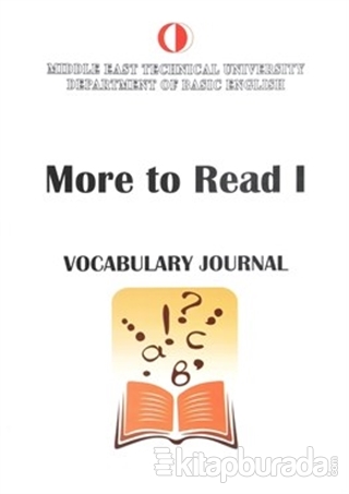 More To Read 1 Vocabulary Journal