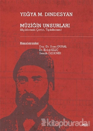Müziğin Unsurları Yeğya M. Dindesyan