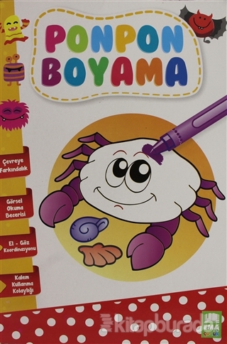Ponpon Boyama Seti (4 kitap) Kolektif