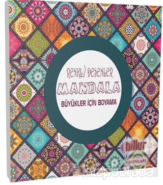 Renkli Desenler Mandala - Büyükler İçin Boyama Kolektif
