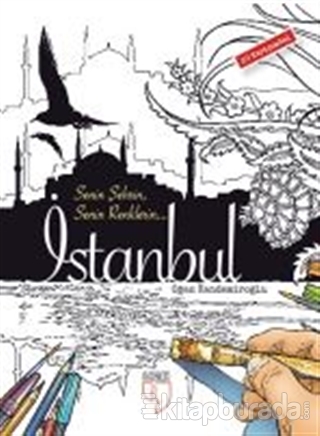İstanbul Kartpostal Boyama %35 indirimli Kolektif