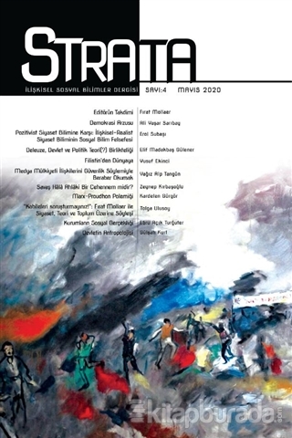 Strata İlişkisel Sosyal Bilimler Dergisi Sayı: 4 Mayıs 2020 Kolektif