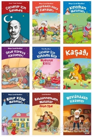 Türk Çocuk Klasikleri Seti (9 Kitap Takım)