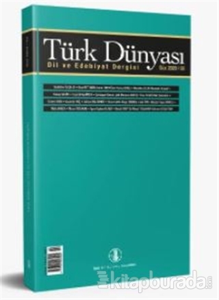 Türk Dünyası Dil ve Edebiyat Dergisi Sayı: 50 Güz 2020