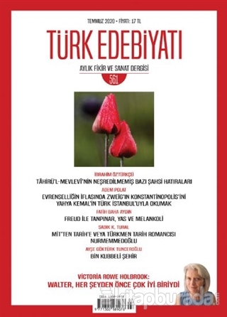 Türk Edebiyatı Dergisi Sayı: 561 Temmuz 2020