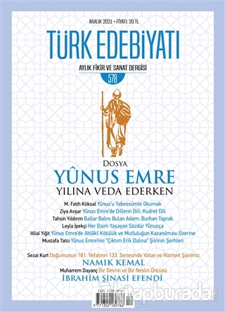 Türk Edebiyatı Dergisi Sayı: 578 Aralık 2021 Kolektif