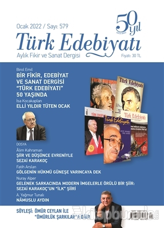 Türk Edebiyatı Dergisi Sayı: 579 Ocak 2022 Kolektif