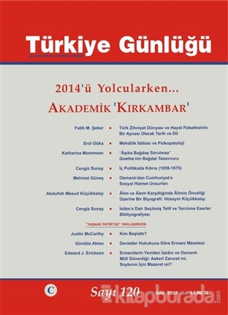 Türkiye Günlüğü Dergisi Sayı: 120