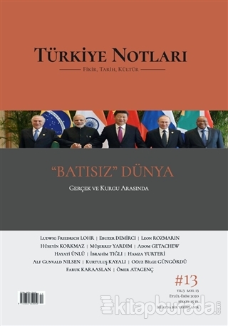 Türkiye Notları Dergisi Sayı 13 Kolektif