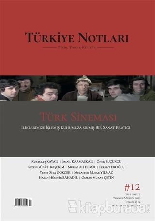 Türkiye Notları Fikir Tarih Kültür Dergisi Sayı: 12