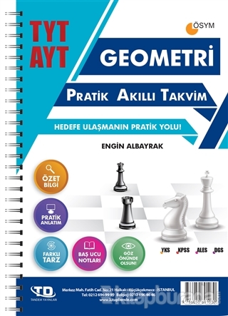 TYT - AYT Geometri Pratik Akıllı Takvim